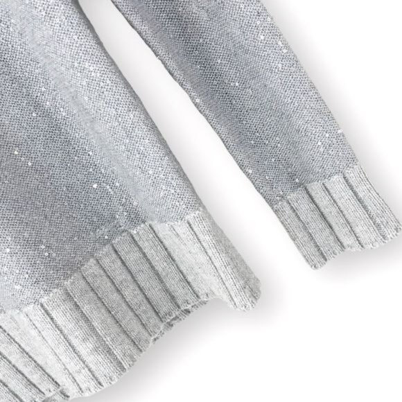 NEIMAN MARCUS Turtleneck Sequin Sweater Cashmere Collection Size XS - Picture 5 of 12